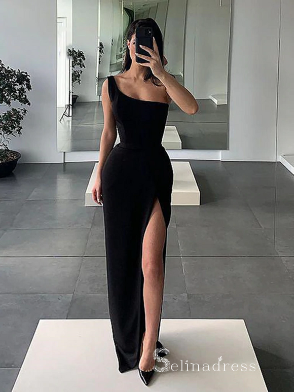 black dinner dress
